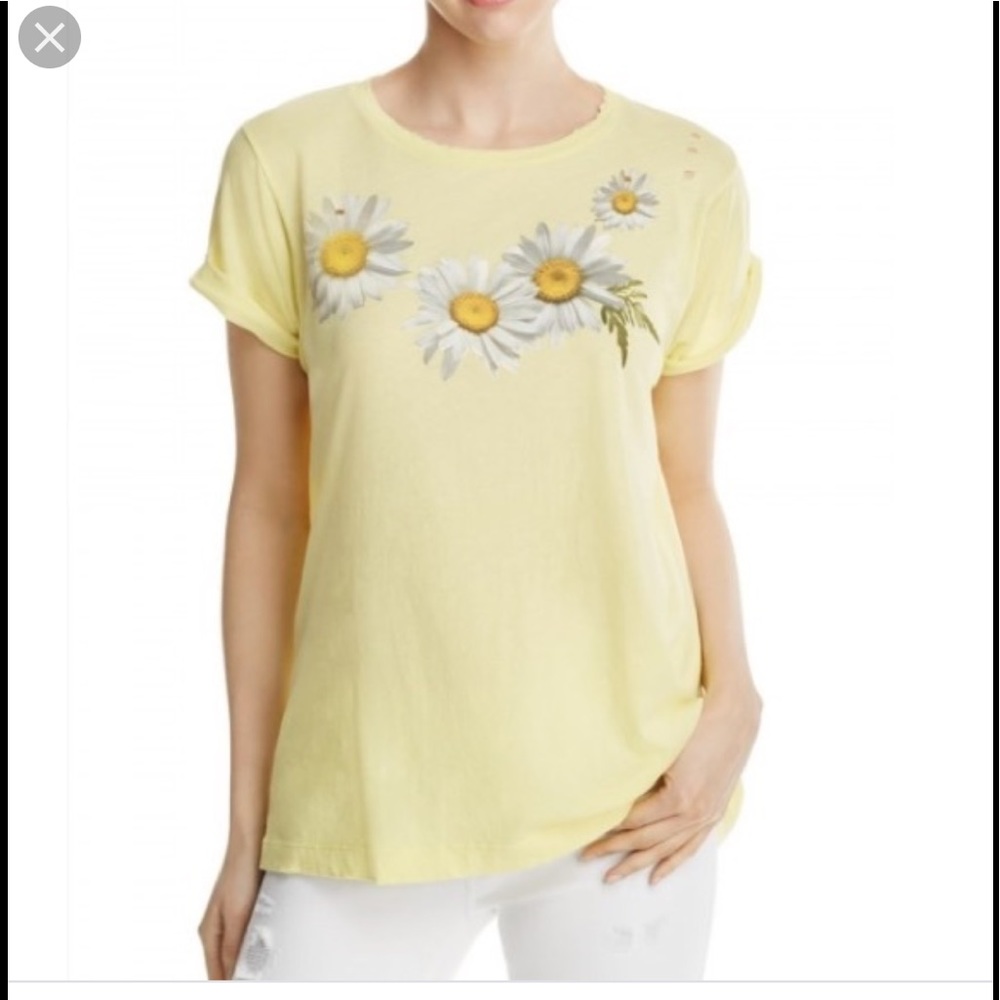 Wildfox Distressed Daisy Shirt NWT